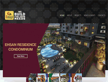 Tablet Screenshot of ehsanproperty.com